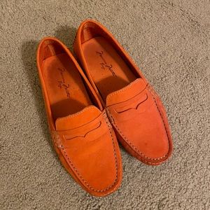 Italian suede driving mocs